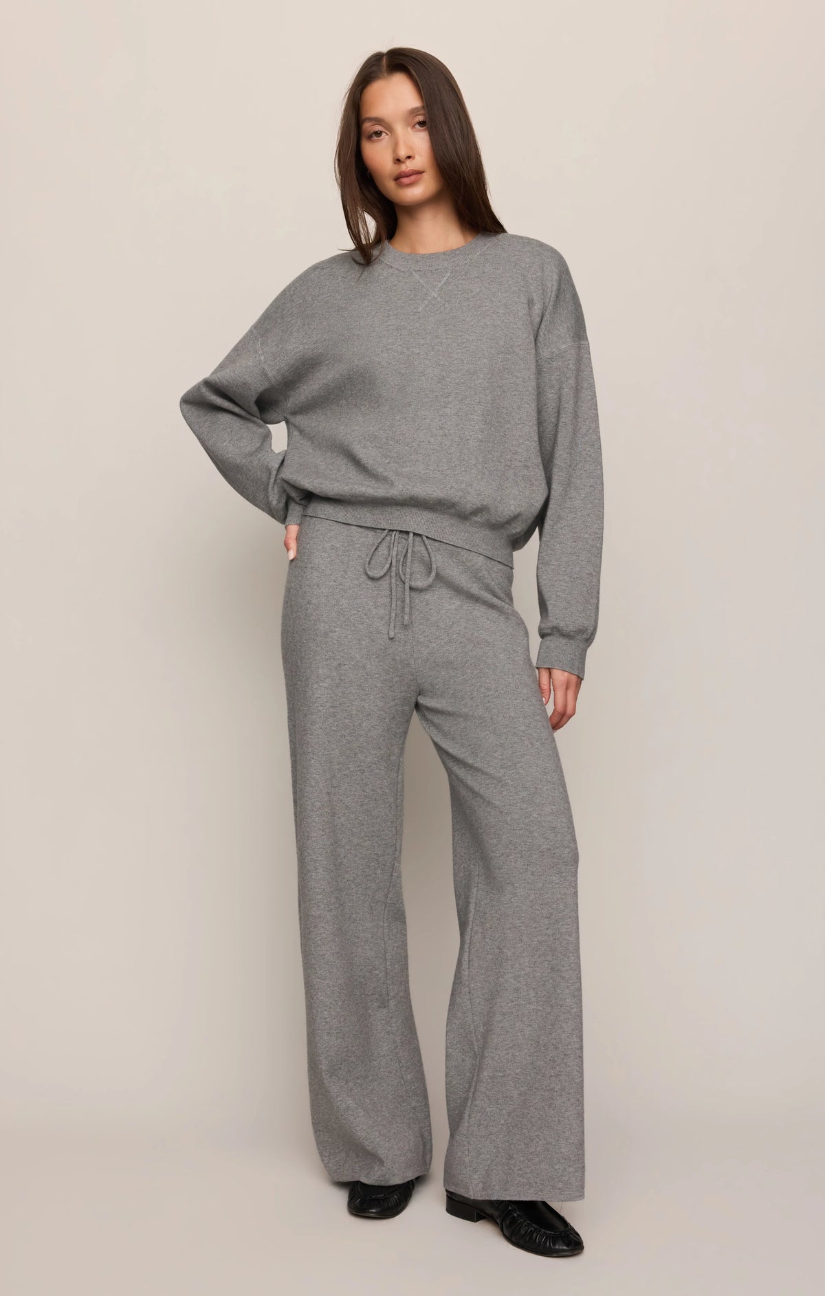 Take It Easy Sweater - Classic Heather Grey