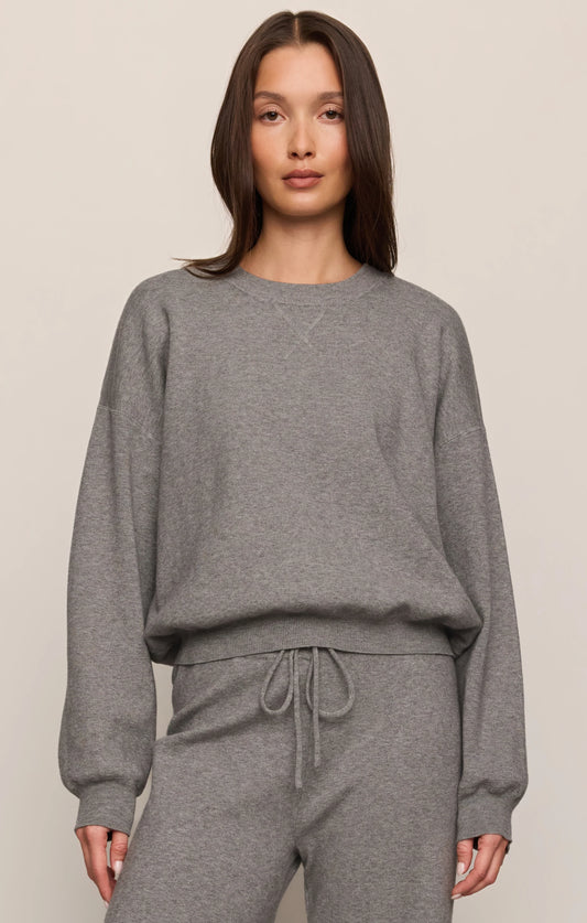 Take It Easy Sweater - Classic Heather Grey
