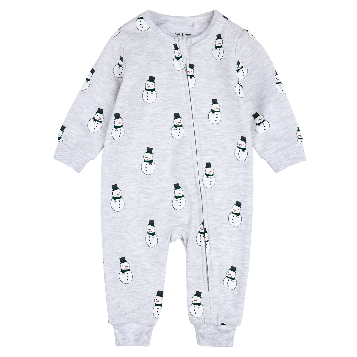 Fleece Playsuit - Snowmen