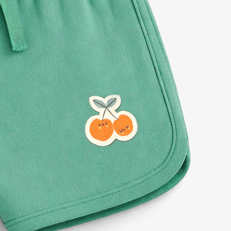 French Terry Shorts - Cherry