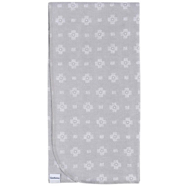 Receiving Blanket - Geo Grey