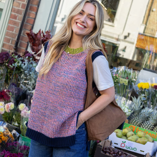 Ada Vest - Multi/Navy