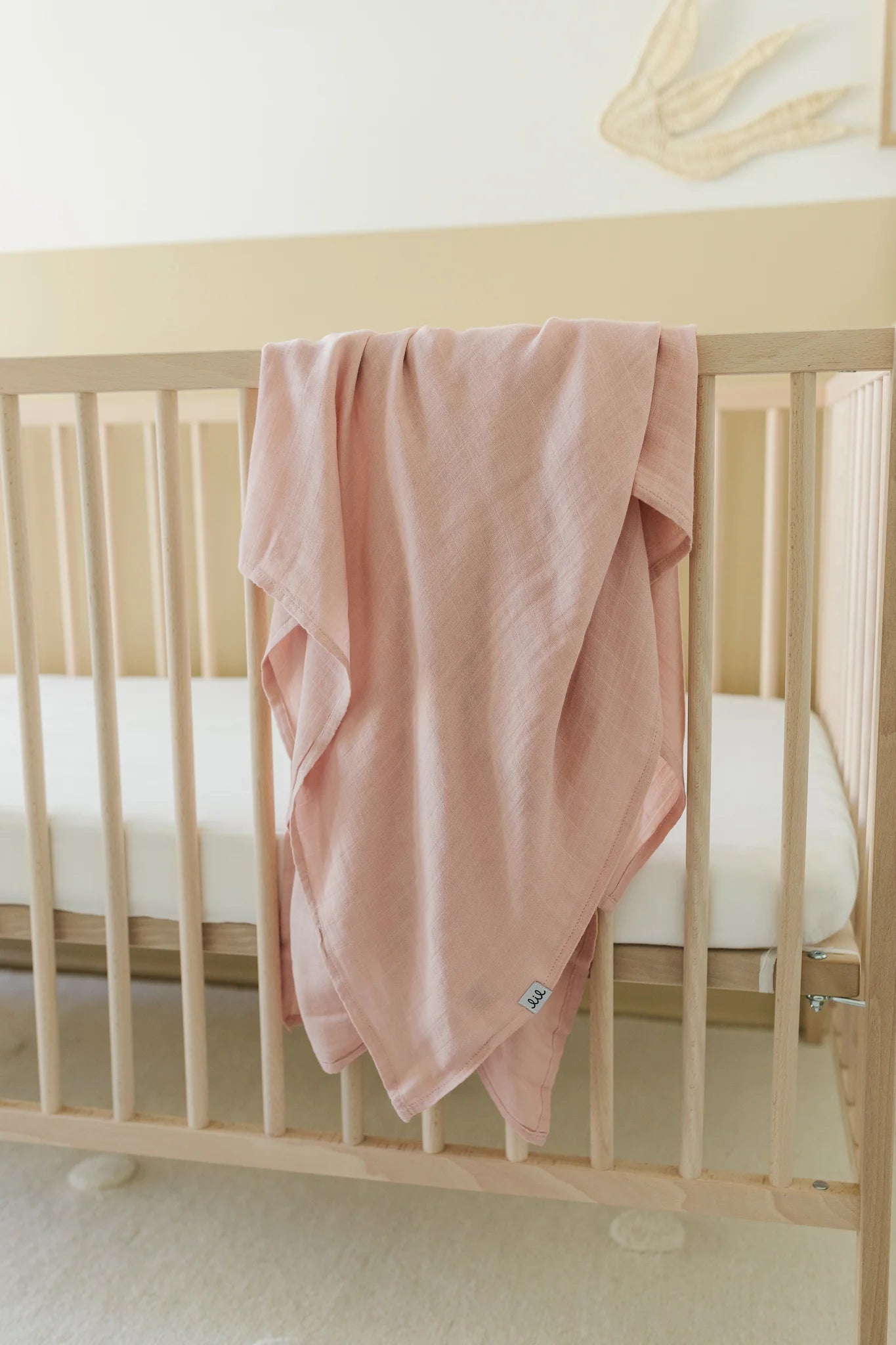 Muslin Swaddle - Dusty Pink