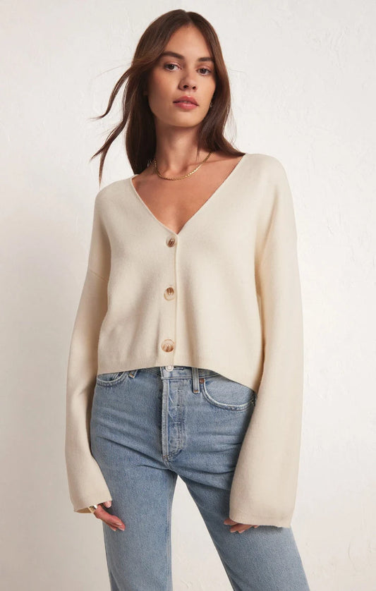 Estelle Cardigan - Sandstone