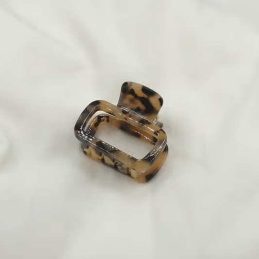 Small Hair Claw Clip - Light Tortoise