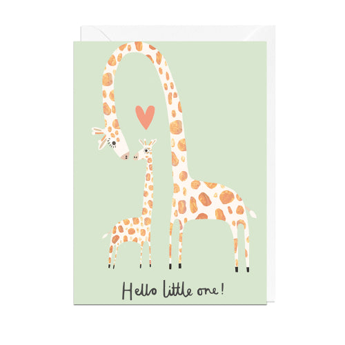 Card - Hello Little One Giraffe