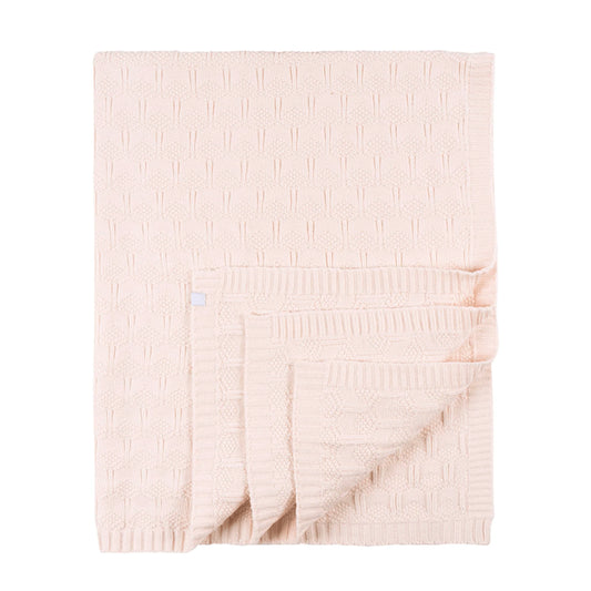 Sweater Knit Blanket - Pink