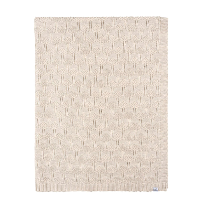 Sweater Knit Blanket - Tan