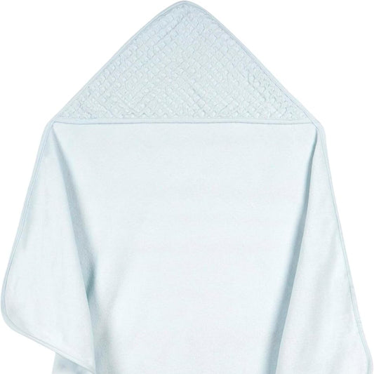 Hooded Towel - Blue Waffle