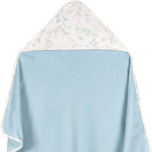 Hooded Towel - Blue Wildlife