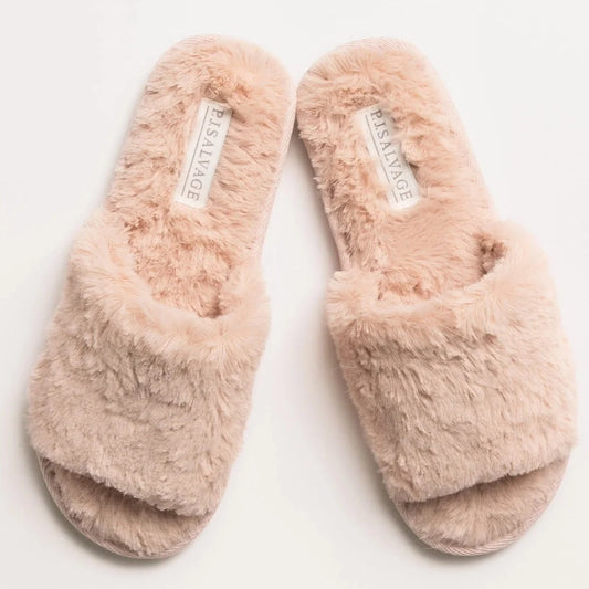 Luxe Plush Slippers - Blush