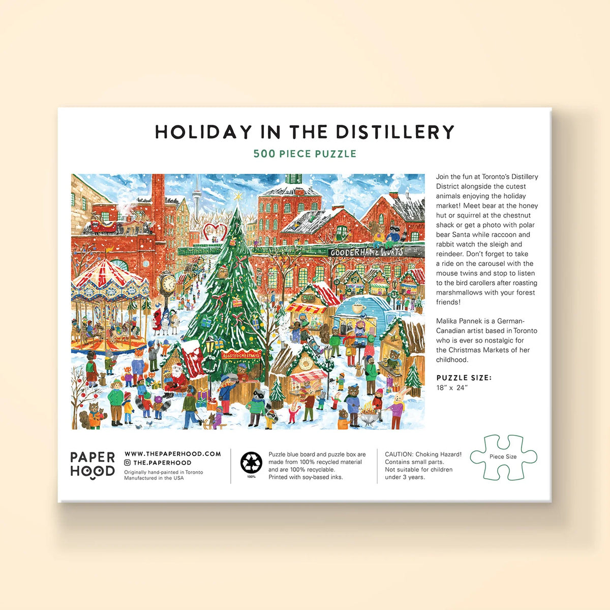 500 pc Puzzle - Holiday in the Toronto Distillery