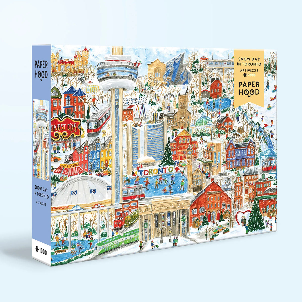 1000 pc Puzzle - Snow Day in Toronto