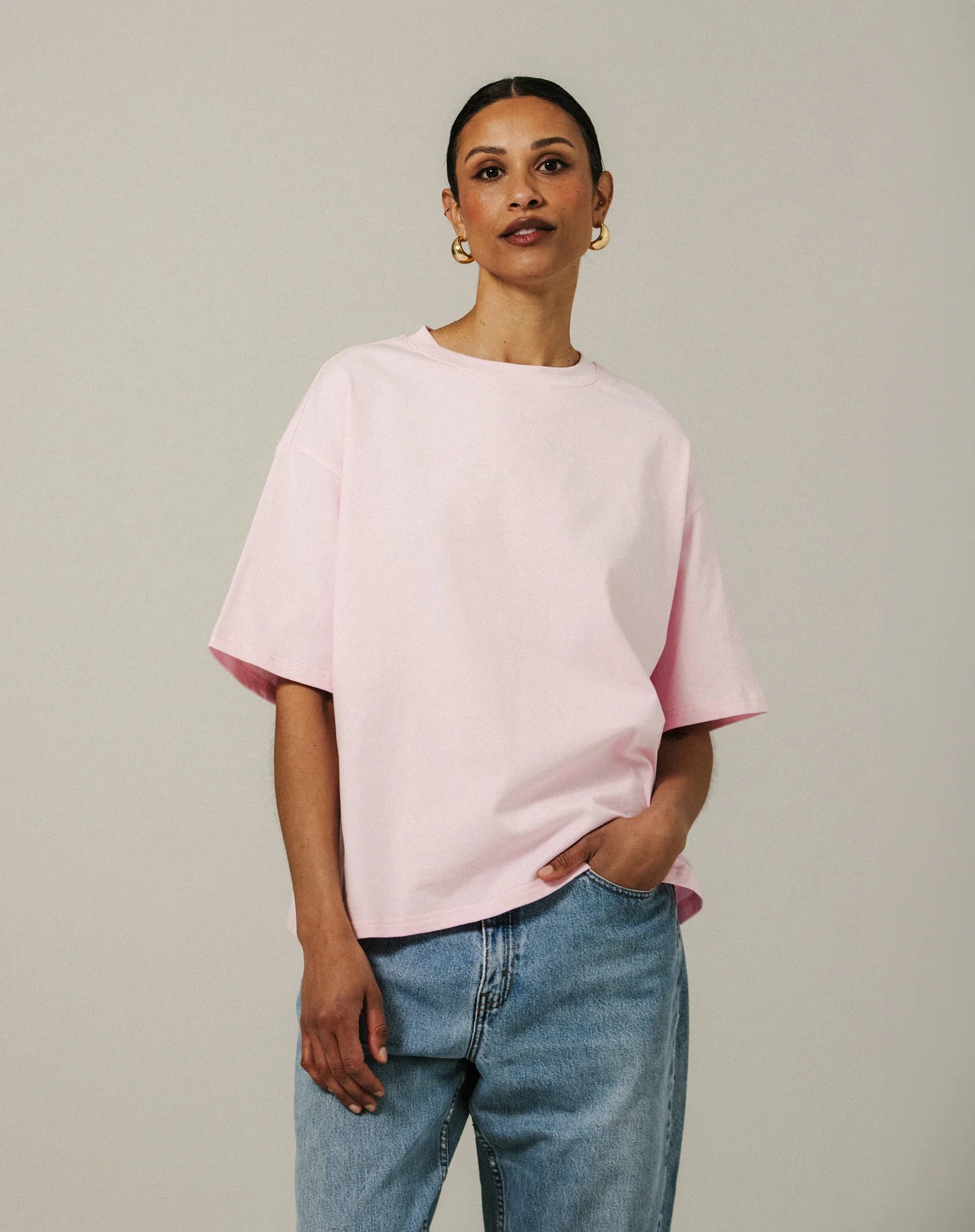 Boxy Tee - Rose