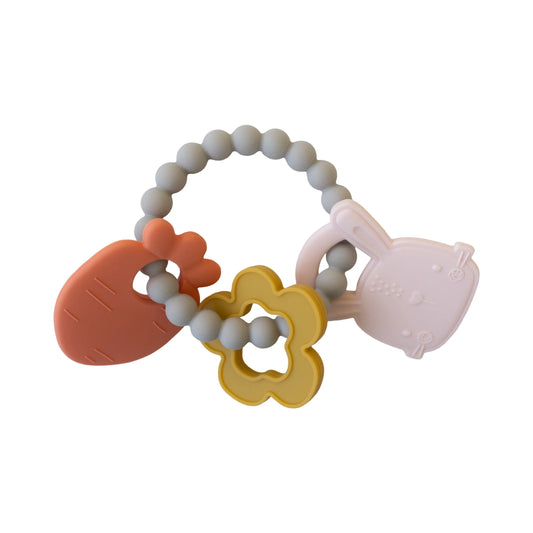 Silicone Teething Charm- Bunny