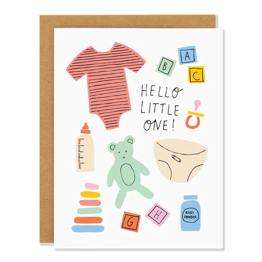 Colourful Card - Hello Little One!