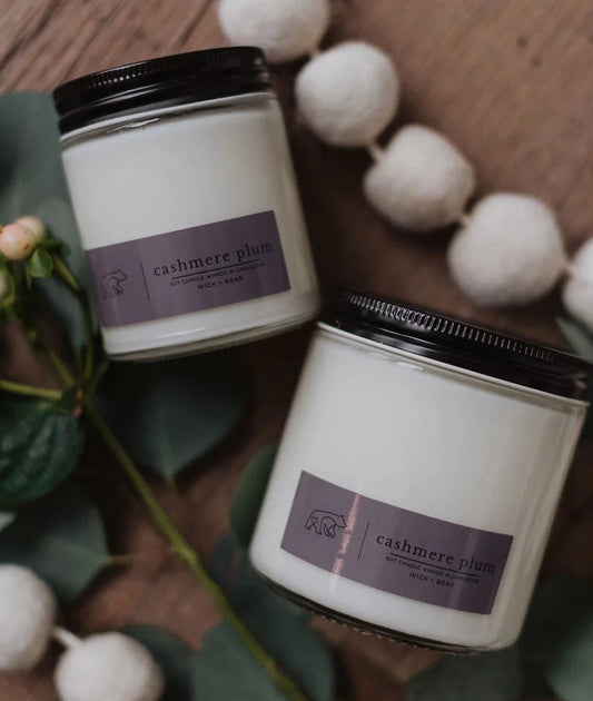 Soy Candle - Cashmere Plum