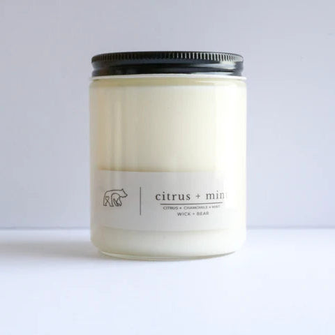 Soy Candle - Citrus + Mint