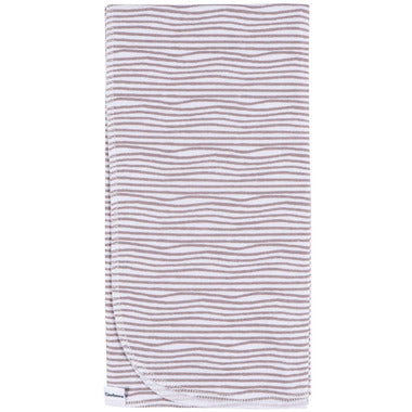 Receiving Blanket - Burgundy Stripes
