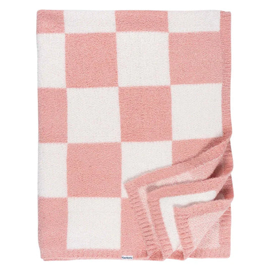 Soft Knit Baby Blanket - Pink
