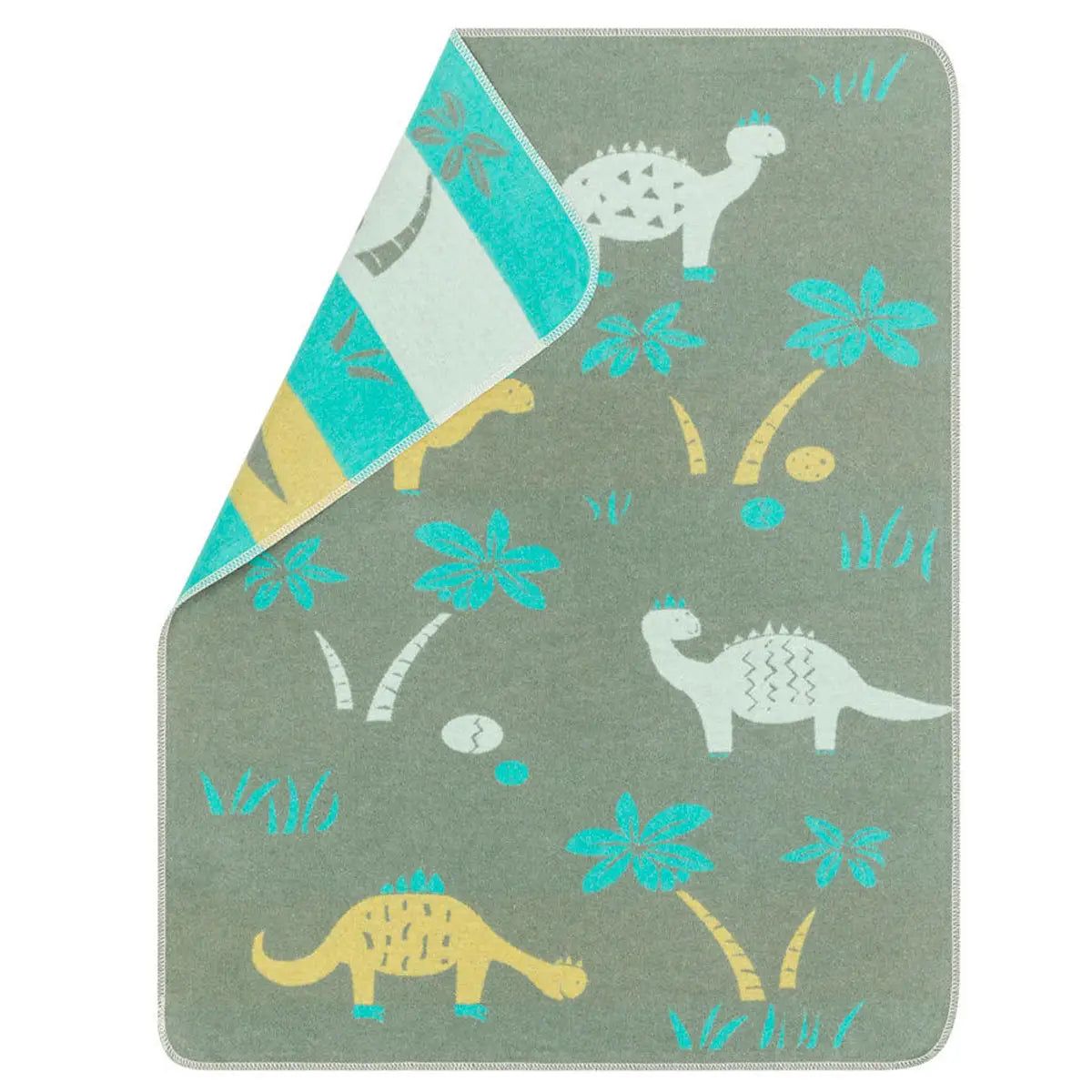 Cotton Flannel Blanket - Dinos
