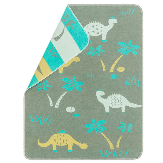 Cotton Flannel Blanket - Dinos