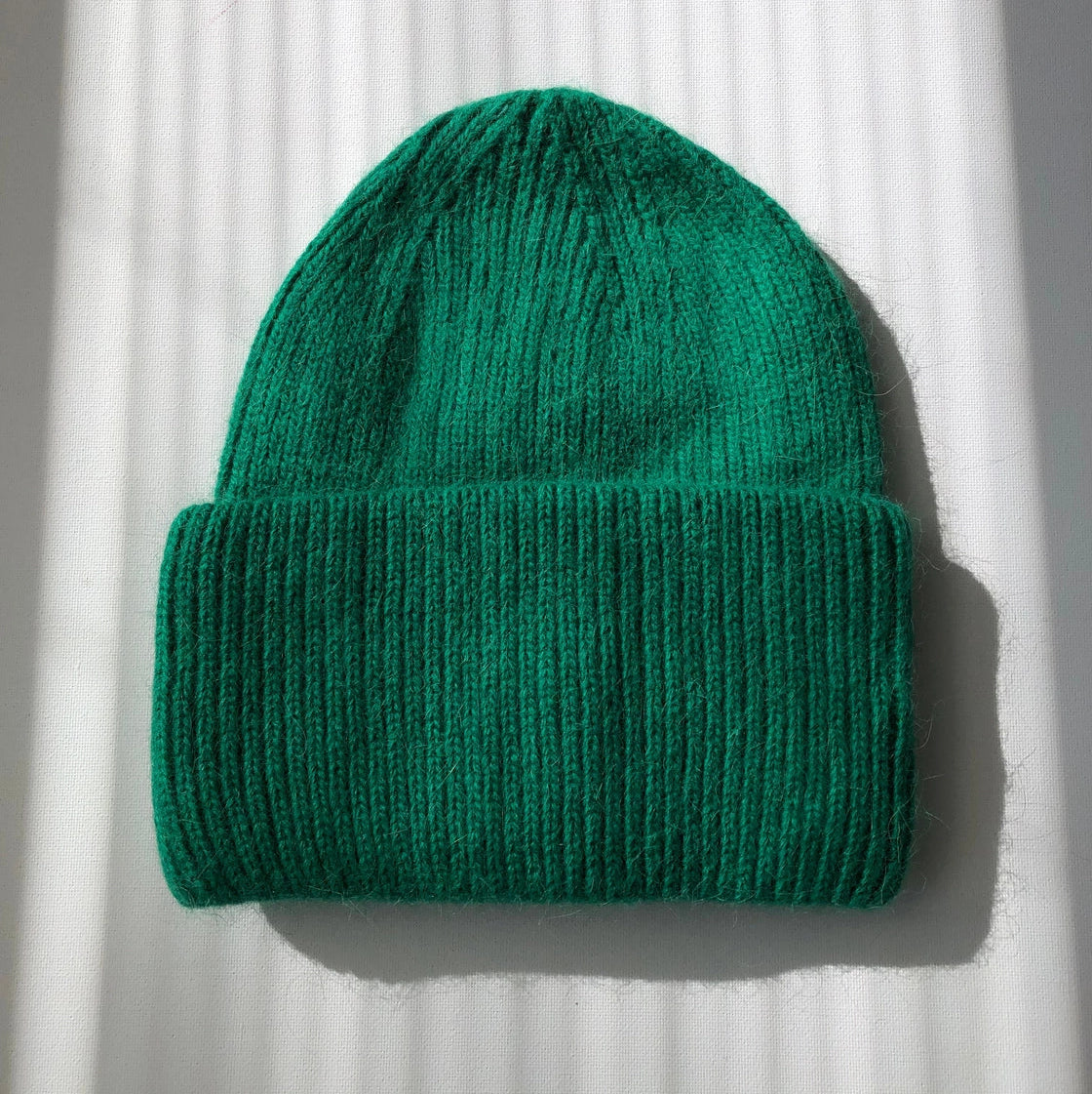 Royal Angora Beanie - Emerald