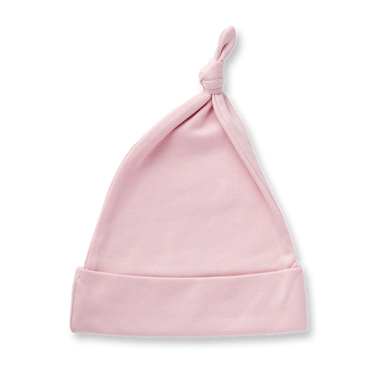 Knotted Hat - Dusty Pink