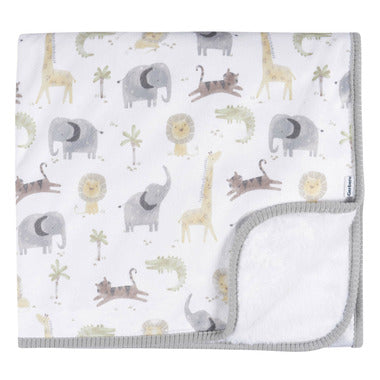 Plush Blanket - Safari Animals