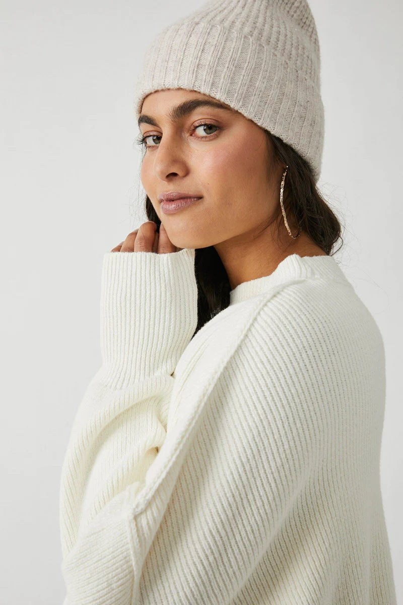 Easy Street Cropped Pullover  - Moonglow