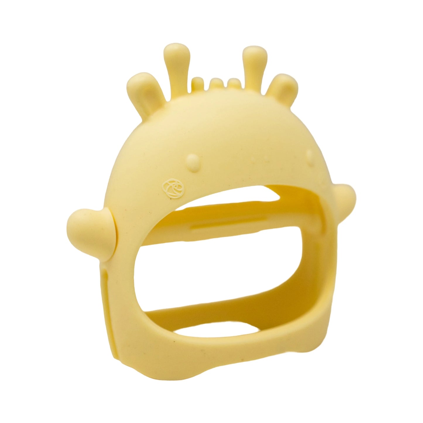 Silicone Teething Mitt- Giraffe