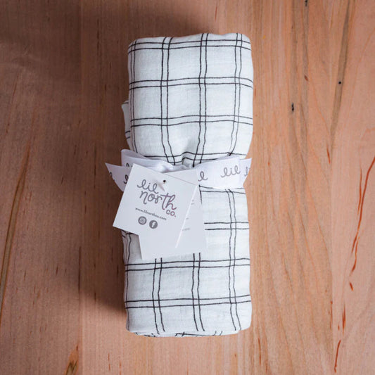Muslin Swaddle - Grid