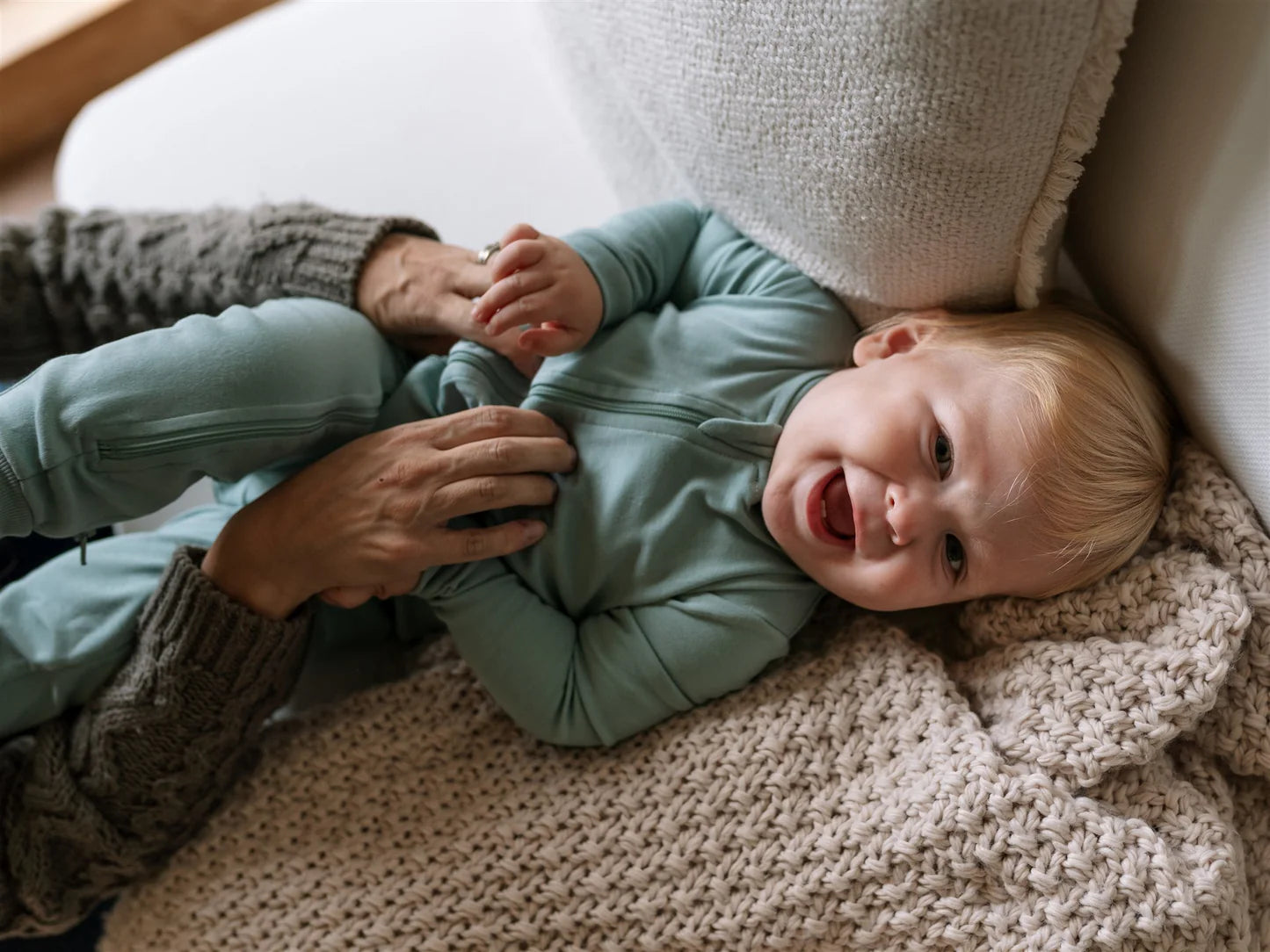 Organic Cotton Sleeper - Sage & Sound