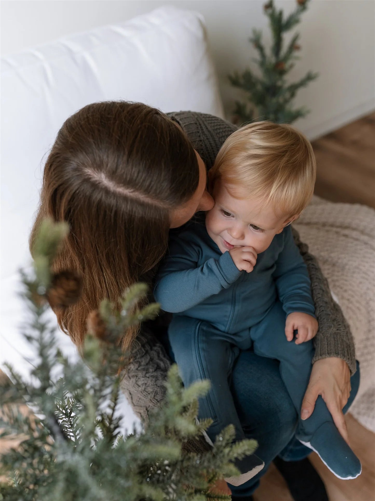 Organic Cotton Sleeper - True Blue