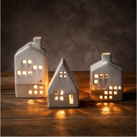 Ceramic Tealight Houses