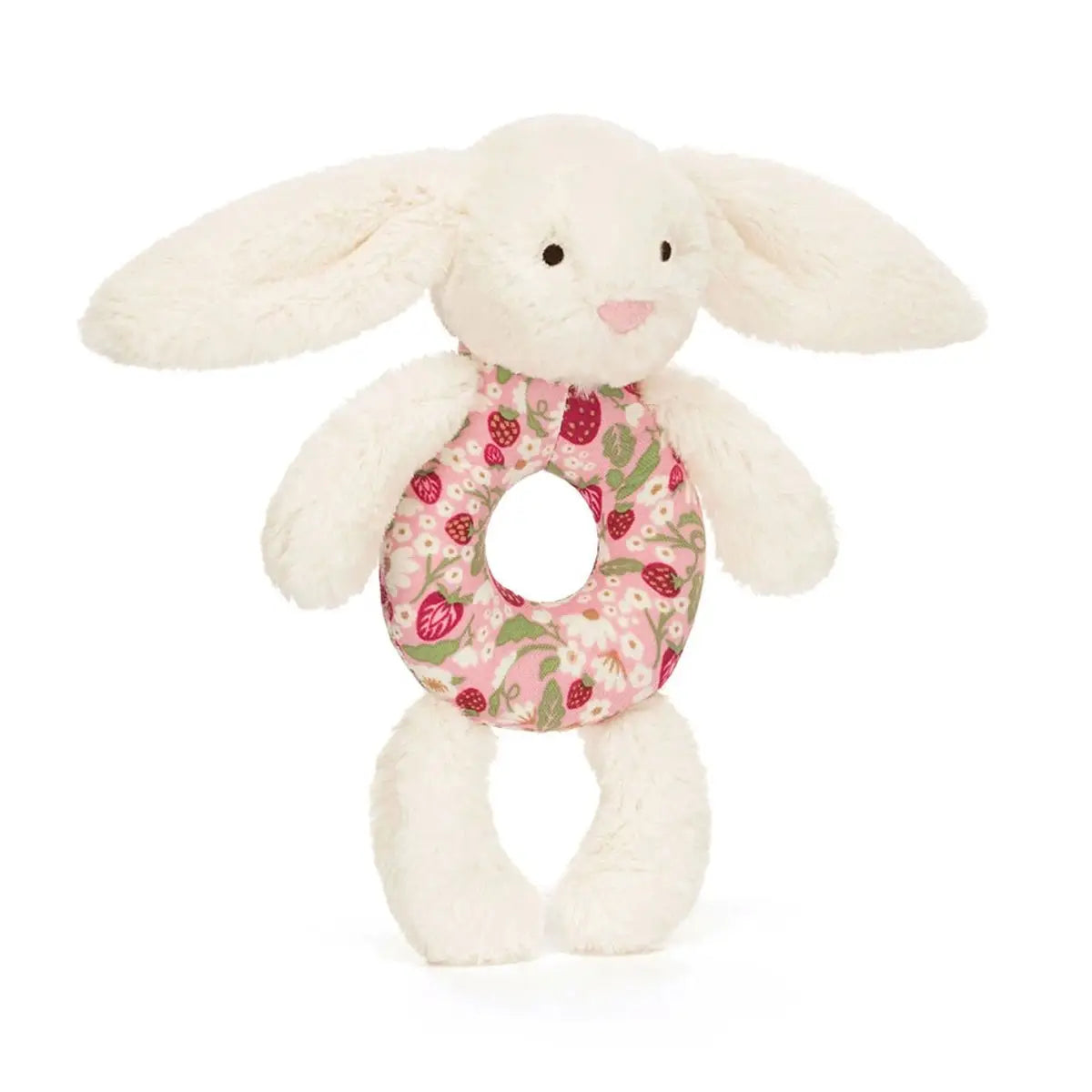 Bunny Rattle - Cream Berry