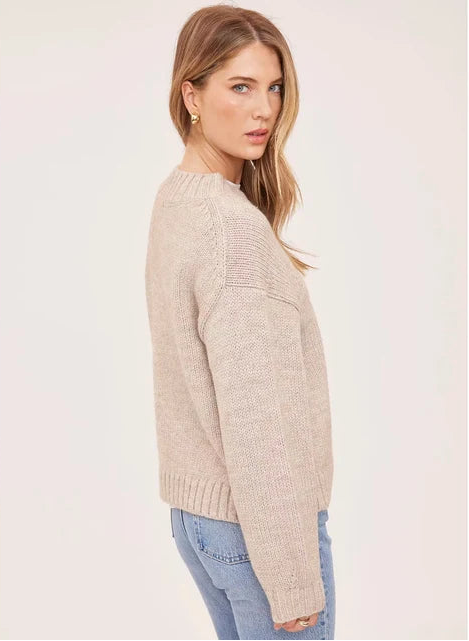 Tova Sweater - Heather Pebble