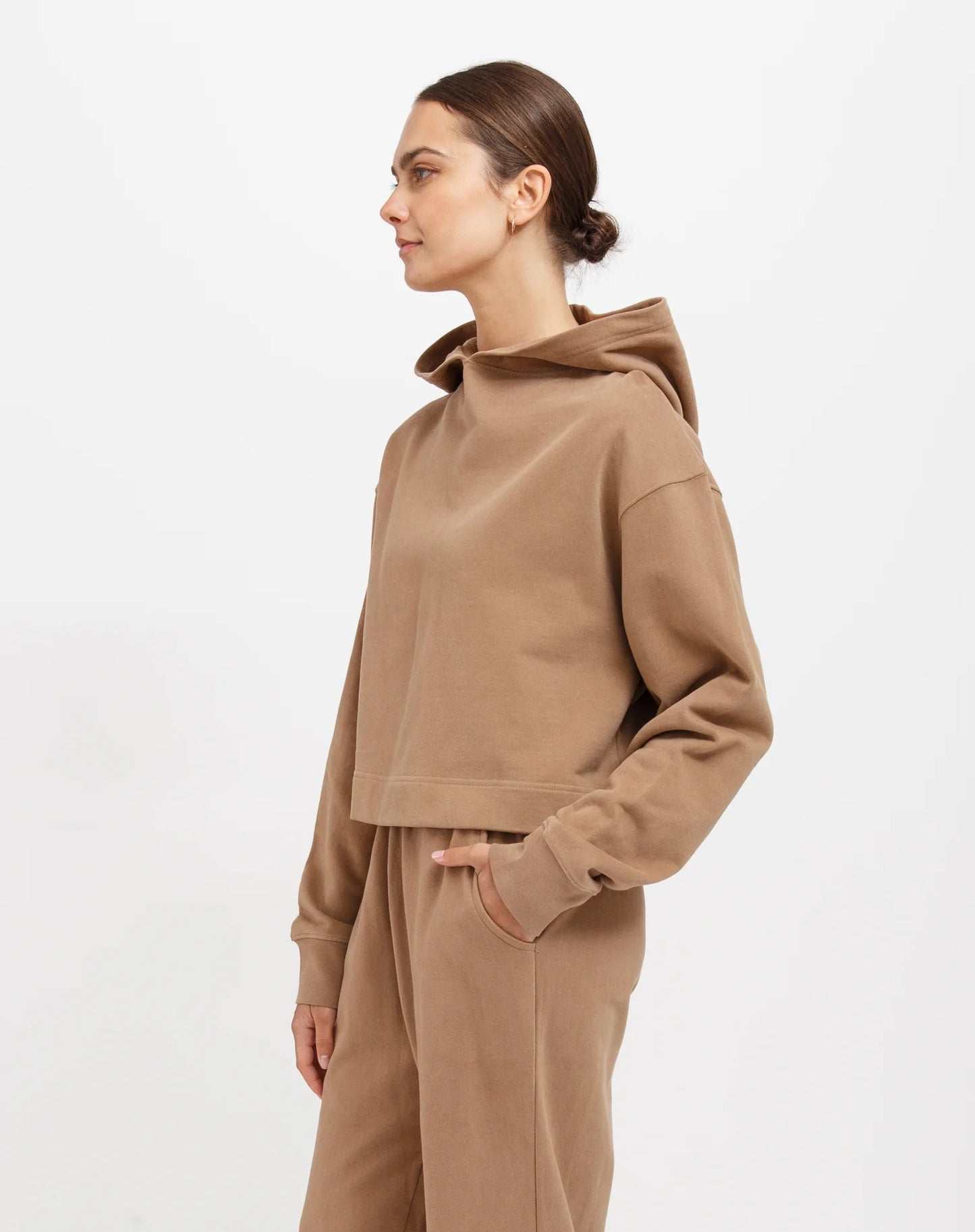 Little Sister Hoodie - Fawn