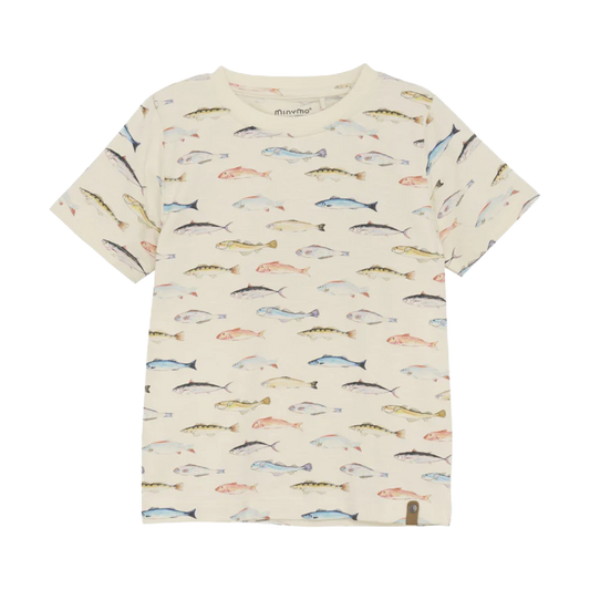 Cotton T-shirt - Fish