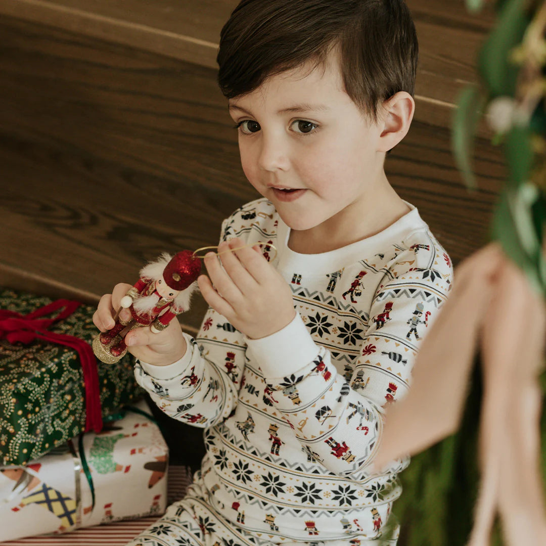 Two Piece Pajama Set - Nutcracker Fair Isle