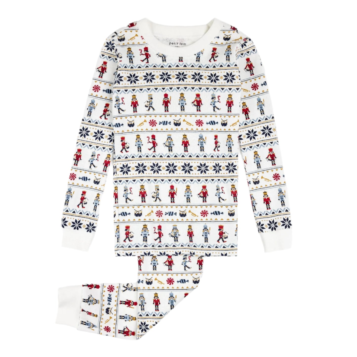 Two Piece Pajama Set - Nutcracker Fair Isle