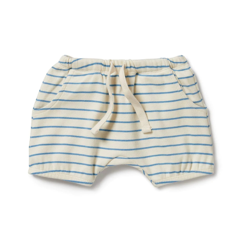 Organic Bloomer Shorts - Petit Blue