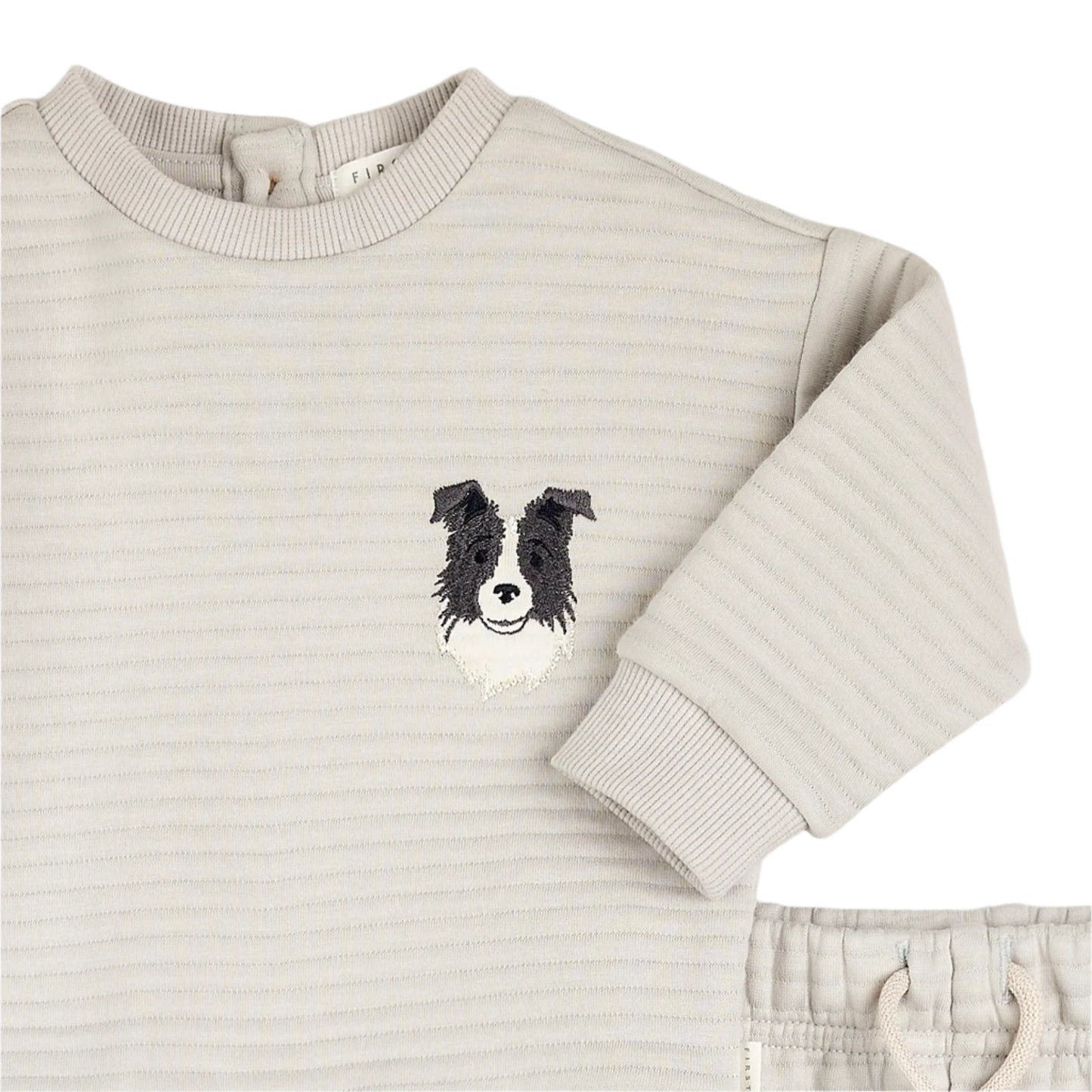 Quilted Cotton Set - Lunar Grey