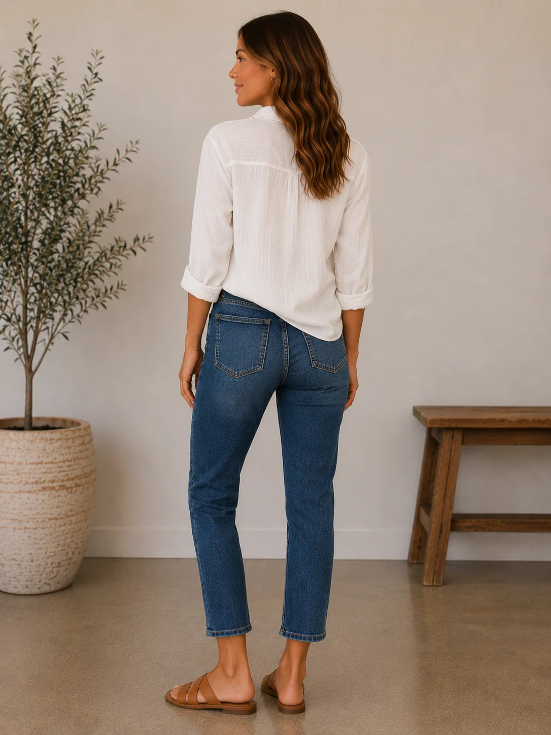Rachael High Rise Mom Jean - Devotee