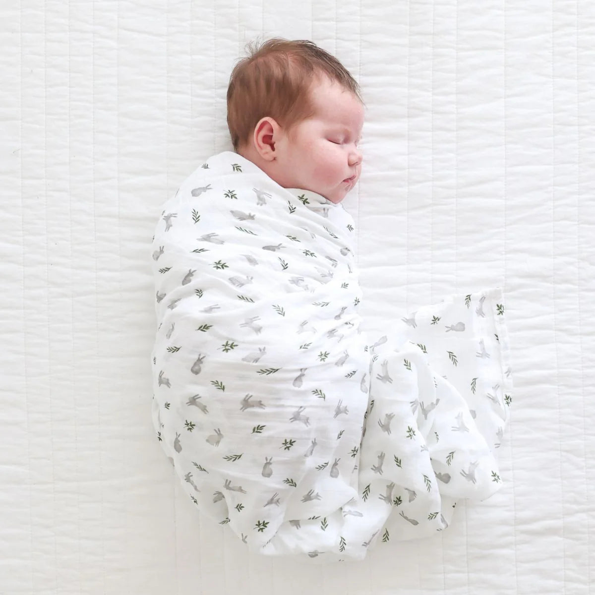 Cotton Muslin Swaddle - Bunnies