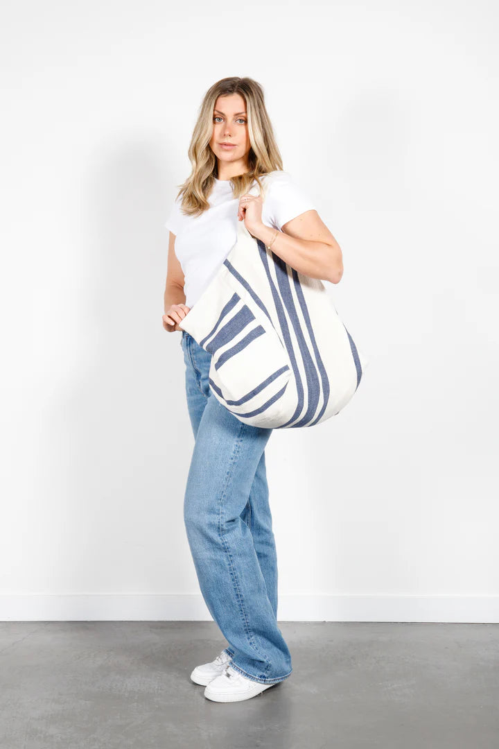 The Rey Tote Bag - Navy