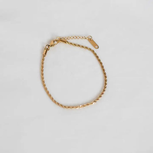 Gold Rope Bracelet