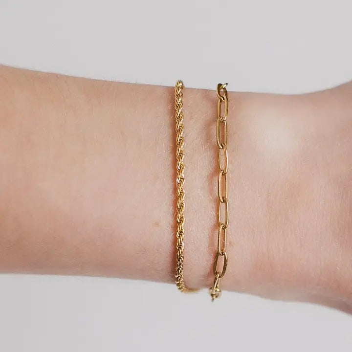 Gold Rope Bracelet