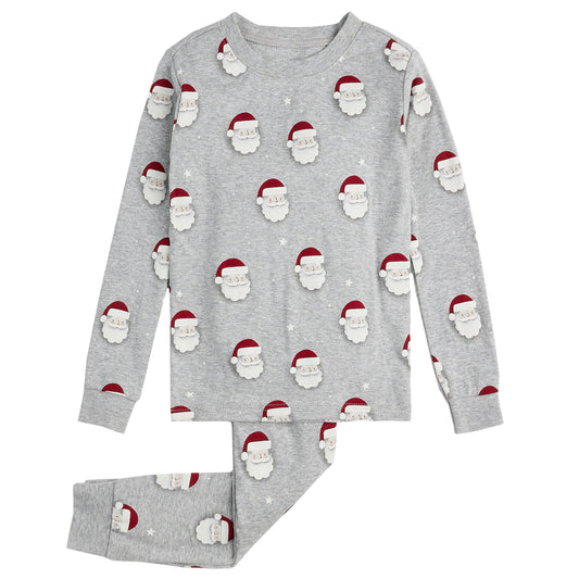 Two Piece Pajama Set - Santa