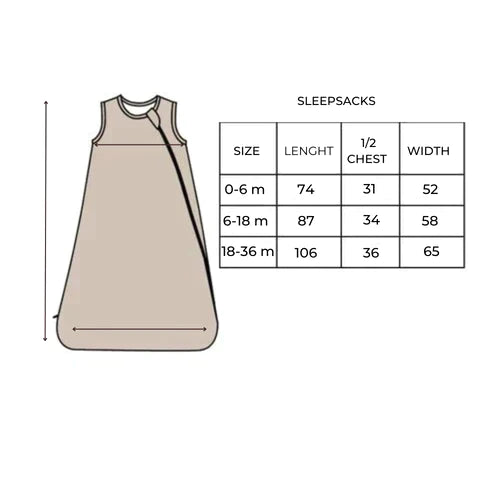 Sleep Bag - Seaside Sand (1.0 TOG)